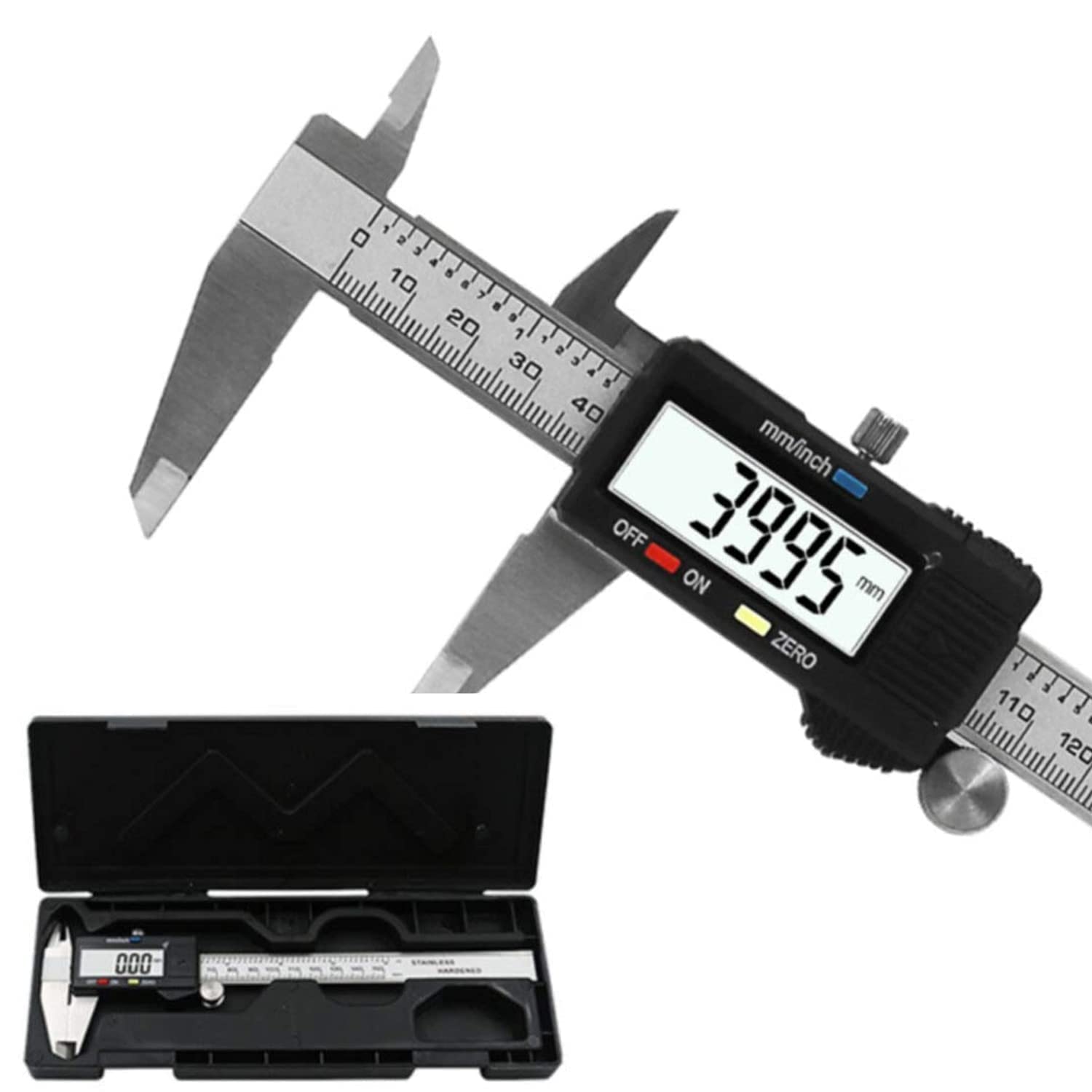 Vernier caliper, Digital vernier caliper, Vernier caliper digital, Vernier caliper 6 inch, Electronic Vernier Caliper Gaug (Vernier Caliper Metal (Pack of 1))-picture-17