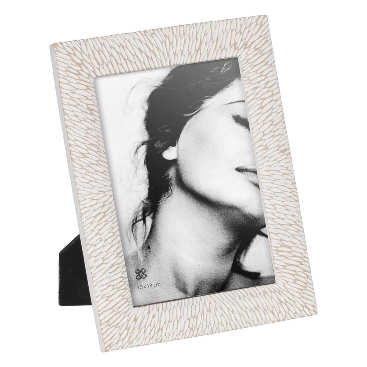 BigBuy Home Photo Frame White Polyresin 17.5 x 1.8 x 22.5 cm