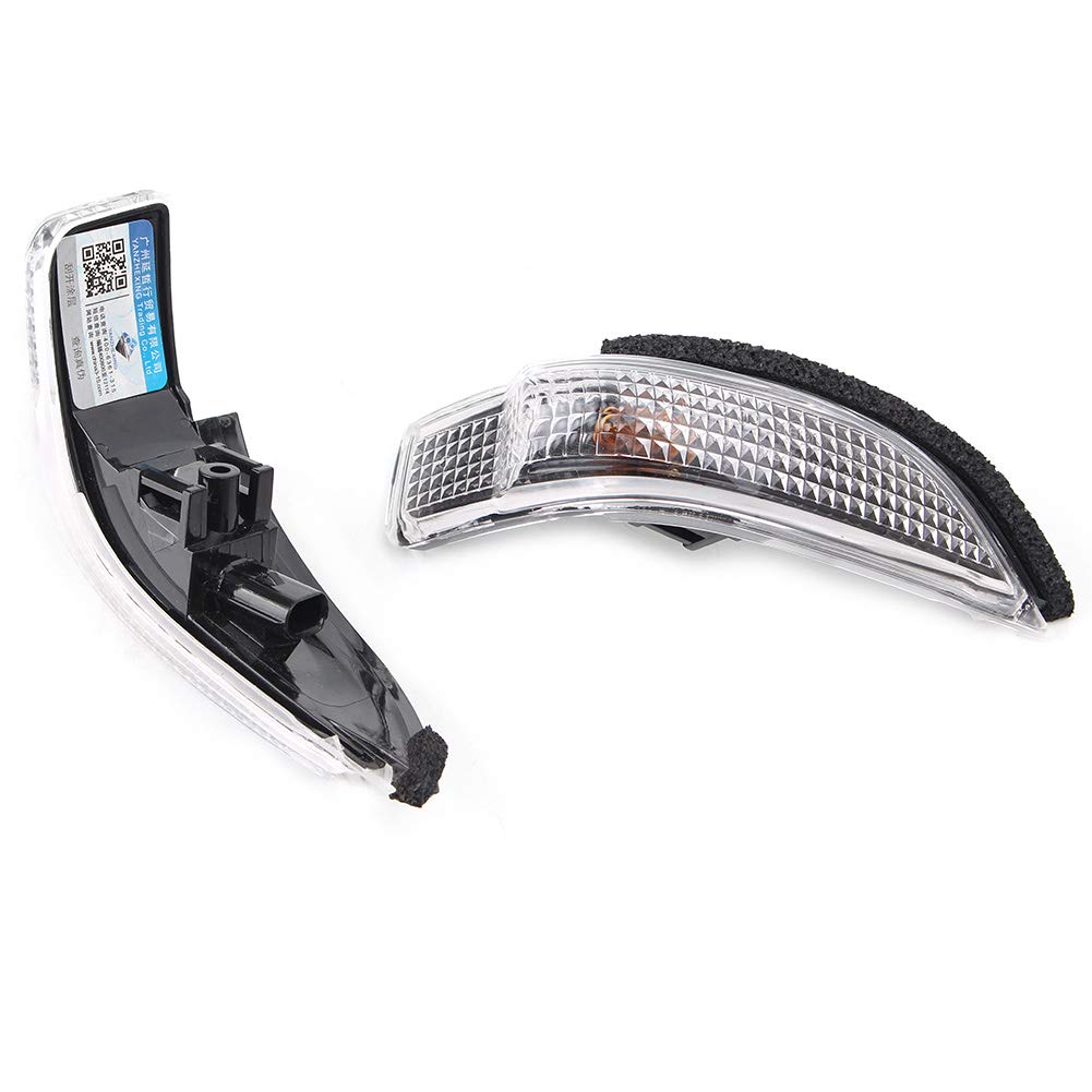 FSFY Automative Pair Rearview Side Mirrors Signal Light Lamp Indicator Replacement for iM for Toyota Avalon Corolla Prius Venza