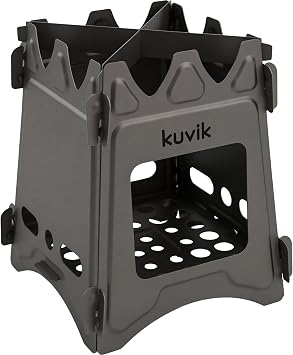 Kuvik Titanium Wood Stove - Ultralight and Compact Stove for Backpacking
