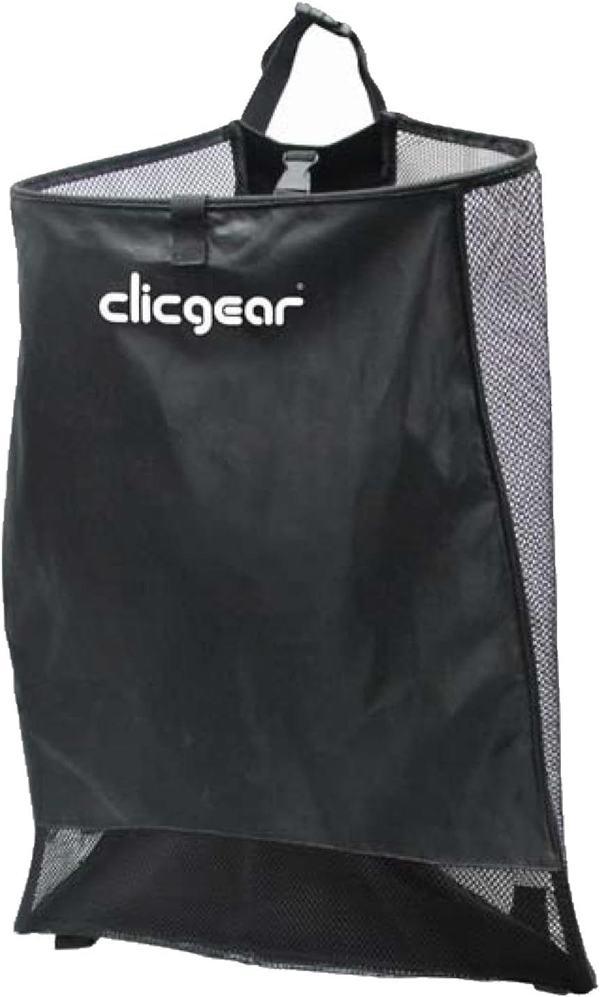 Clicgear Mesh Storage Bag for Golf Push Carts – Large Accessory Pouch, Fits Clicgear & Rovic, Holds Shoes, Jacket, Snacks, Beverages & More
