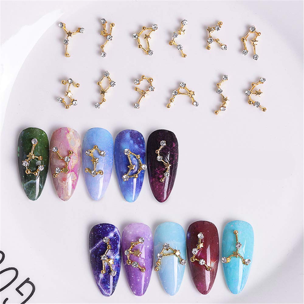 ▶︎ネイルパーツ/ストーン付きタッセル/P-12