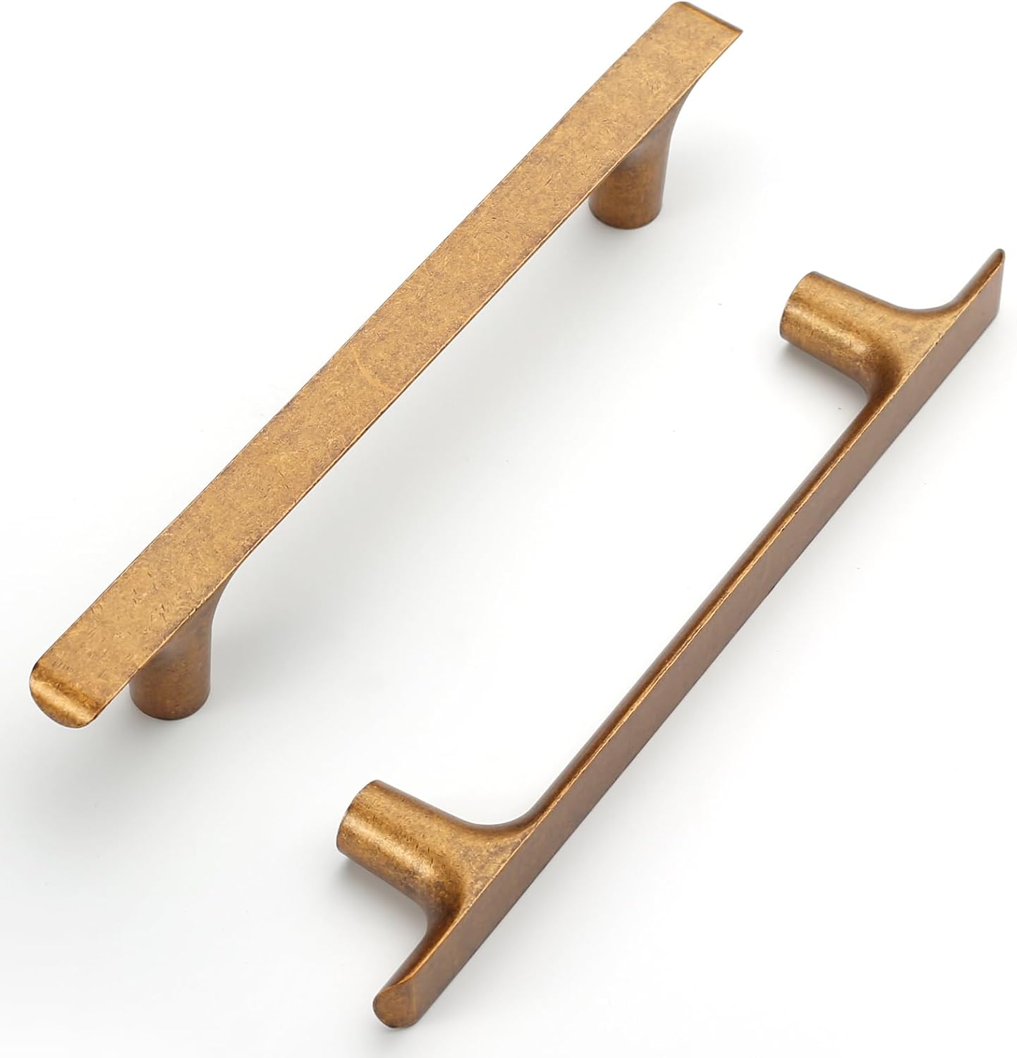 FILTA 10 Pack 5 Inch(128mm) Hole Centers Antique Brass Pulls