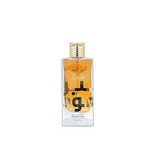 Lattafa Ameer Al Oud Intense Oud - Eau de Parfum en espray unisex, 3.4 onzas