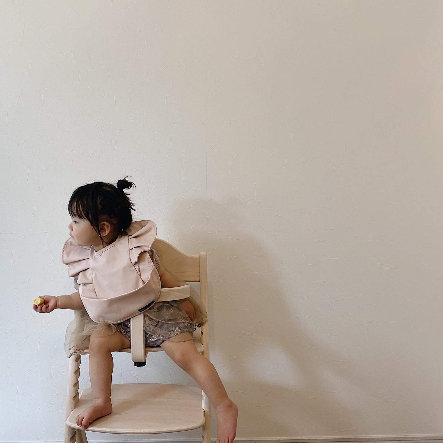 Elodie Details Bavaglino Impermeabile per Bimbo e Bimba Design Scandinavo - Powder Pink, Rosa