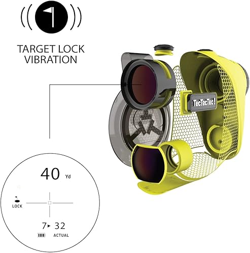 Miniatura 7 de TecTecTec KLYR - Telémetro de golf con pendiente clip de cinturón soporte magnético Buscador láser con óptica 2022 caja de alta gama marcador de