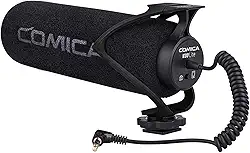 Microfone Shotgun Dslr Cel Comica Cvm-v30 Lite Sup Cardioide
