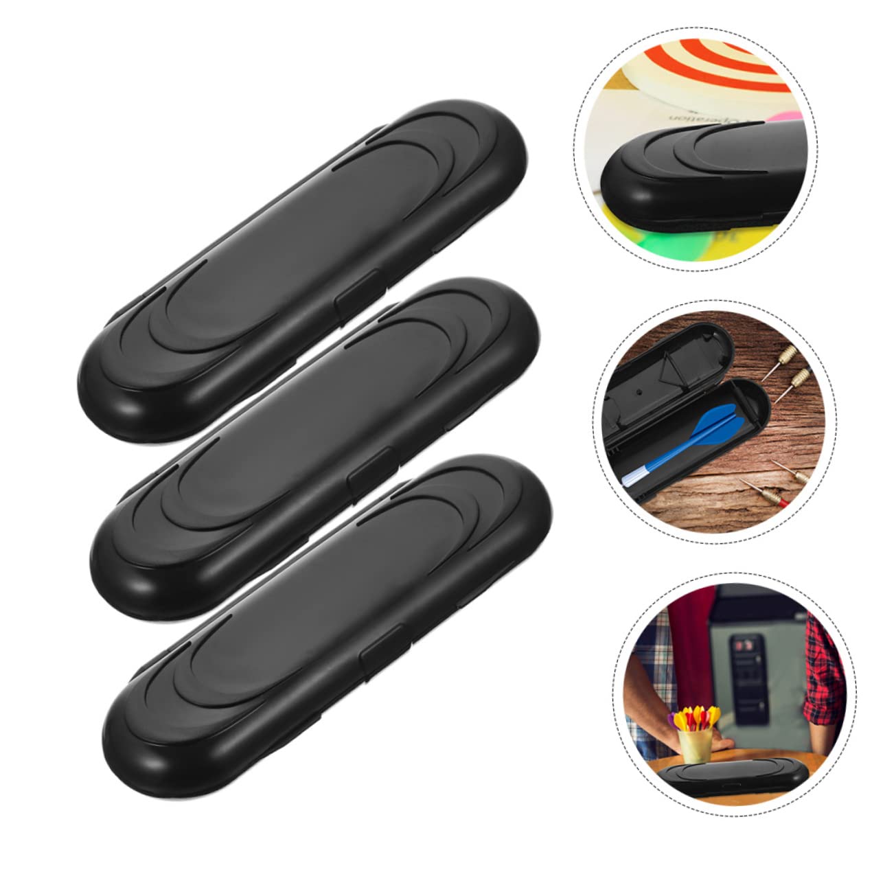 BESPORTBLE Darts Box Portable Board Case 9 Pcs Box Pocket Case Case for Steel Darts Storage Darts Storage Carrying Case Cases for Soft Tip Darts Travel Case Darts Case Darts Organizer