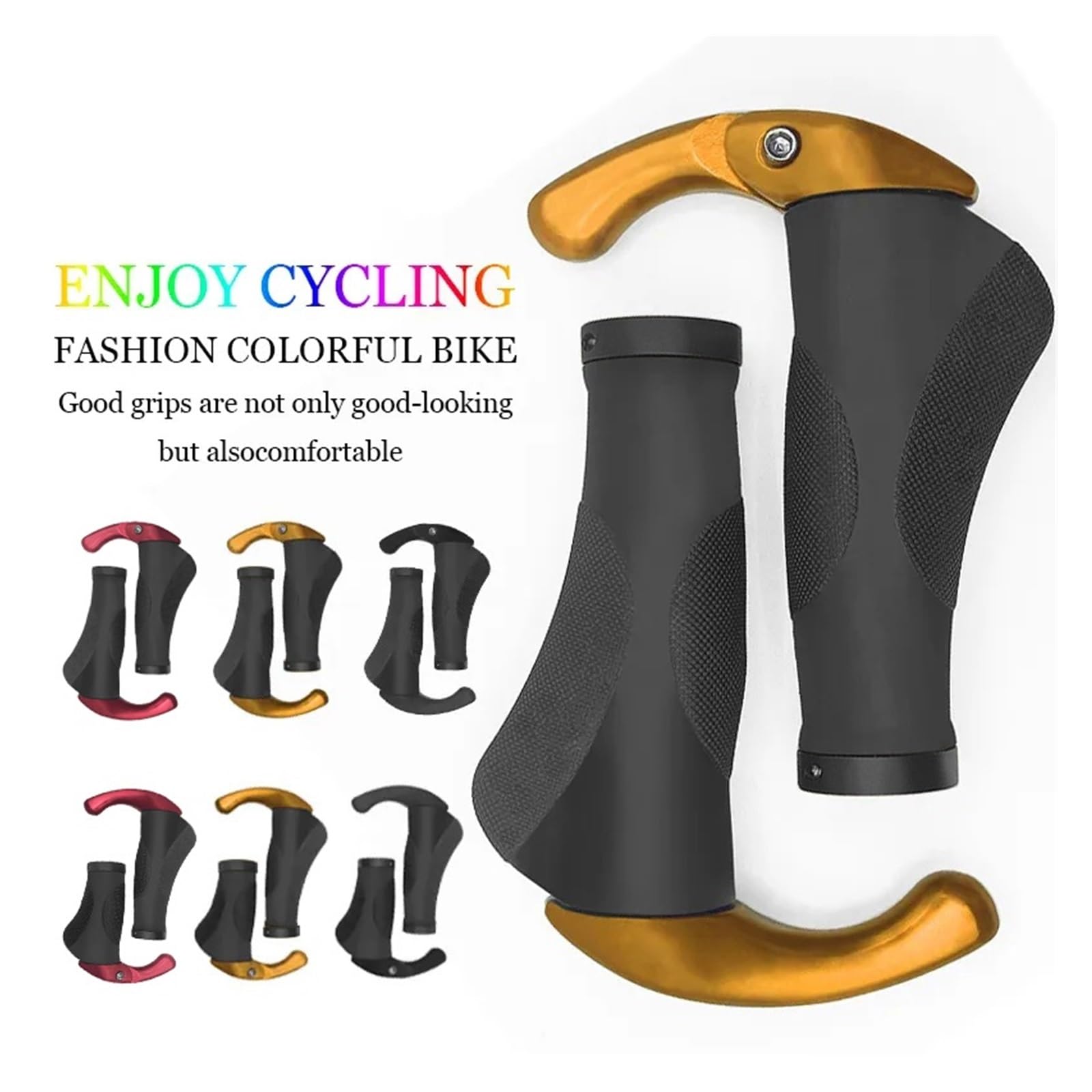 Uchwyty do uchwytów rowerowych Chwyty rowerowe Kierownica rowerowa MTB Akcesoria do rowerów górskich Mtb Ergonomiczne chwyty Końcówki kierownicy Uchwyty Gumowy uchwyt TPR Ergonomiczne uchwyty rowerowe