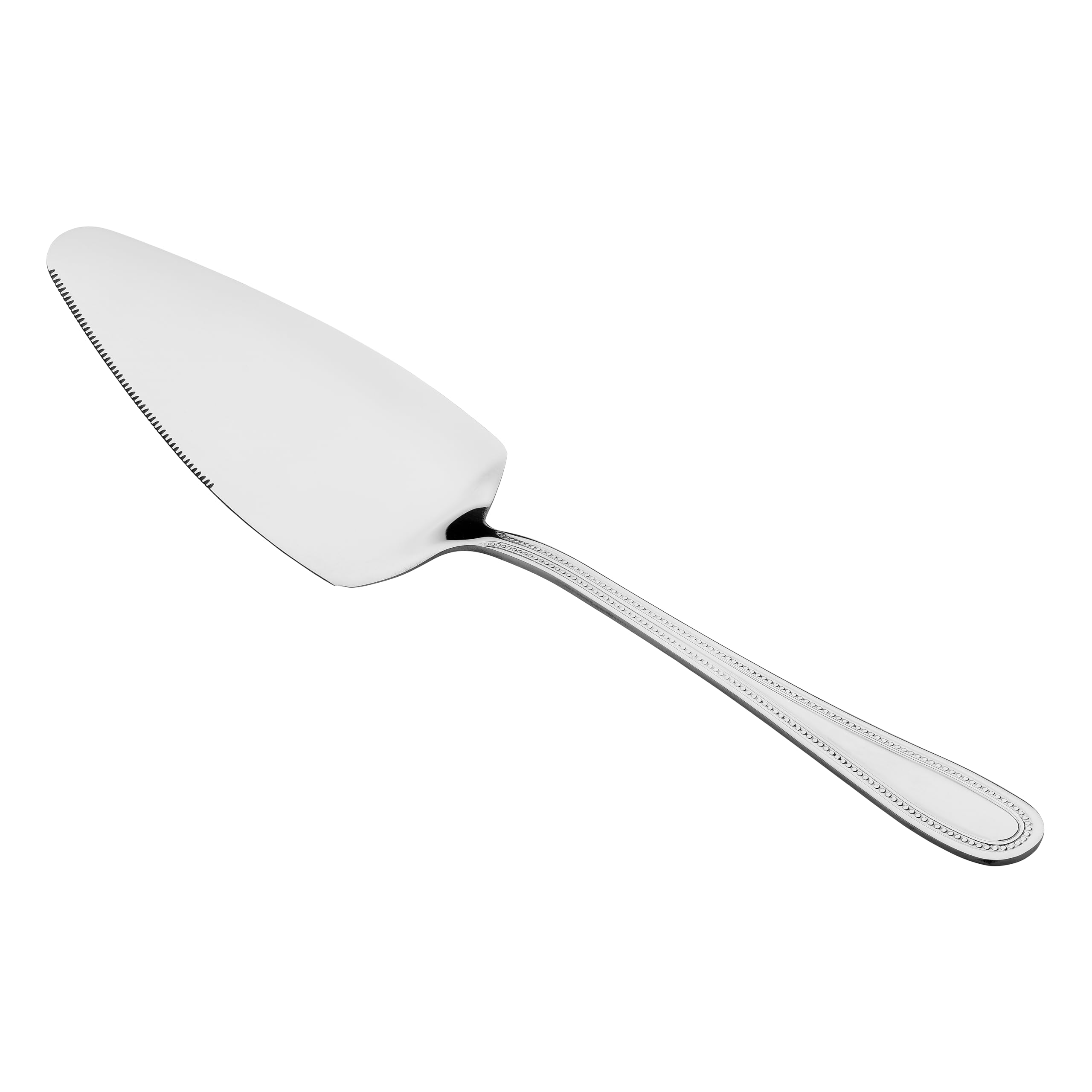 Tala Cake Server, Stainless Steel Beaded-Edge Cake Slice with Serrated Edge Premium 18/10 Cutlery, Rust-Resistant & Dishwasher Safe