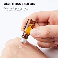 BENECREAT 30 db 3 ml Barna Üveg Roller Palack Illóolaj Adagoló Fekete Kupakkal Szett 3