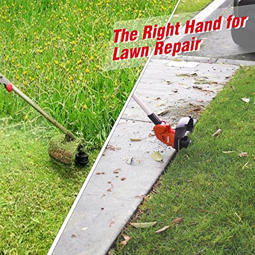 Chway Replacement Trimmer Spools Compatible with Worx Weed Eater, 0.065in WA0010 Weed Wacker Refils and WA6531 Spool Cap Cover (6 Spools+1 Cap)