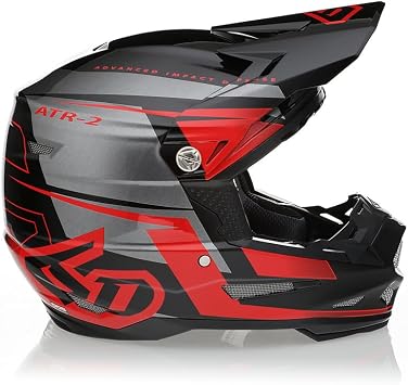 6D HELMETS | ATR-2 Adult Offroad Motorcycle Helmet | Mach | Omni-Directional Suspension, Tri-Composite Shell, Roost Gaurd