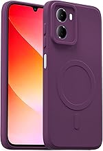 Pikkme Back Cover for Redmi 15A 5G Soft Matte Silicone Mag-Safe Design (Mag-Safe Not Support) Camera Protection | Slim Fit Bumper Cover (Purple)
