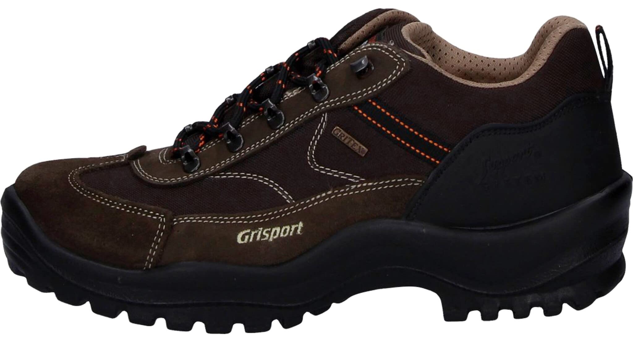Grisport Outdoor półbuty sznurowane brązowe kombi, brązowy, 45 EU