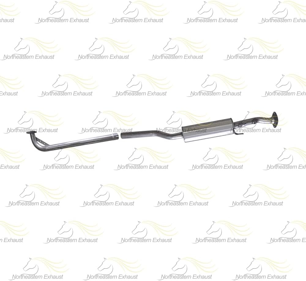 Northeastern Exhaust | Stainless Steel Exhaust Resonator Pipe Compatible for 2002-2003 Toyota Solara 2.4L | Free Clamp and Gaskets Included | Automotive Replacement Part