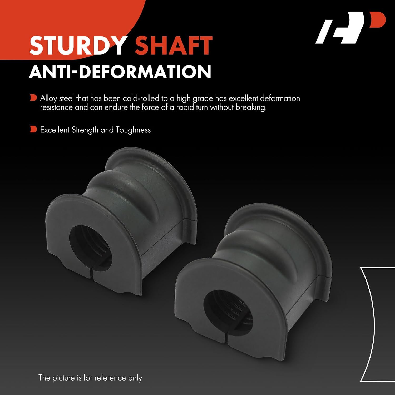 A-Premium 2 x Rear To Frame Sway Bar Bushing Kit, Compatible with Chevrolet Equinox & GMC Terrain, 2010-2017