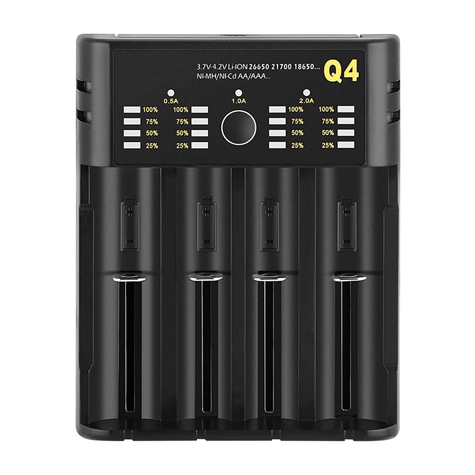 Caricabatterie WISSBLUE Per 18650 - Schermo LCD Con Controllo Capacità E Velocità - Foto 9