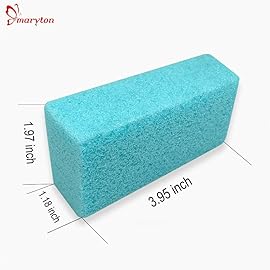Maryton Pumice Sponge for Feet, Ultimate Pedicure Stone Callus Remover & Foot Scrubber Bulk Pack of 4(Assorted Colors)