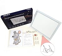 Vista 7 de Almohadilla de luz A3 con soporte plegable, adaptador certificado UL, almohadilla ultra fina súper brillante de 8000 Lux para vinilo de deshierbe