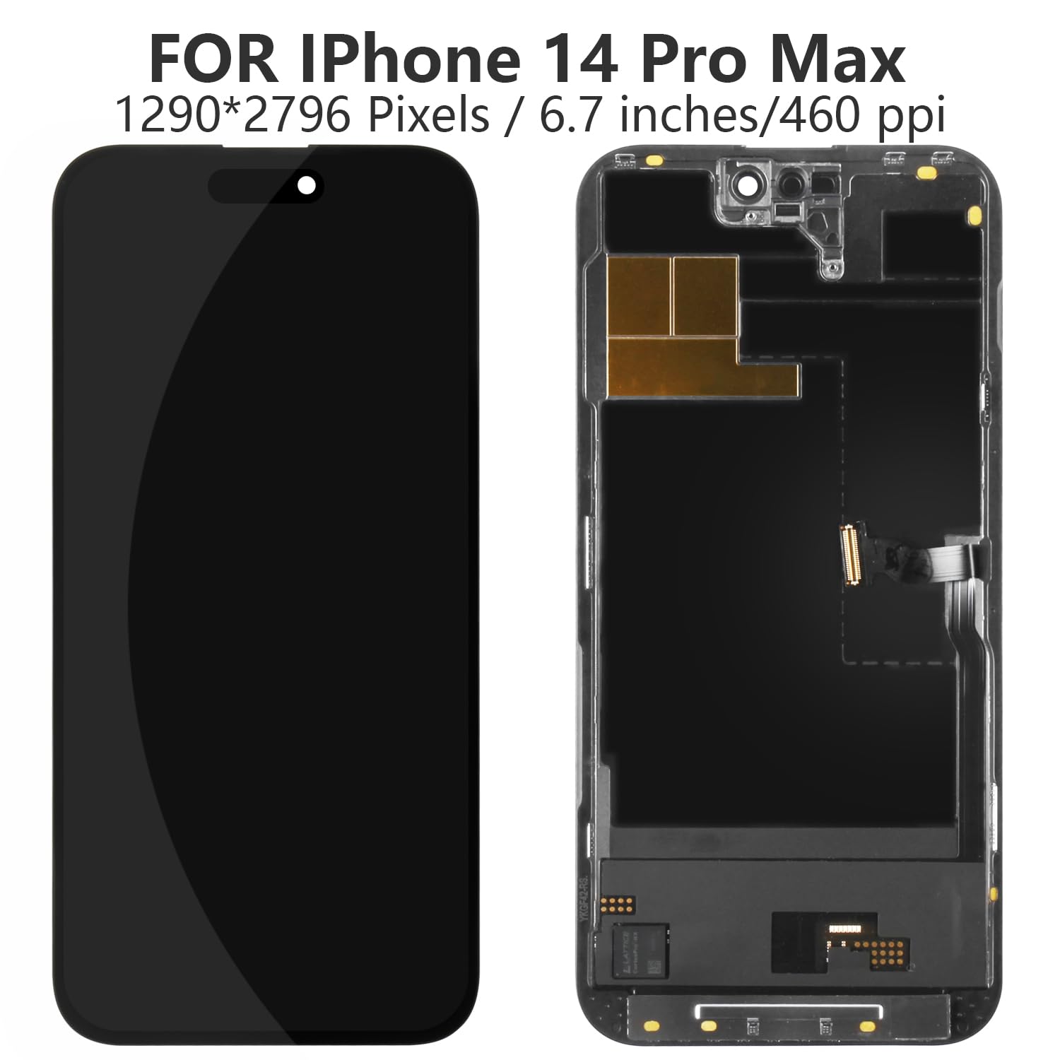 Kit Schermo OLED Sostitutivo Per IPhone 14 Pro Max 6,7” – Compatibile Con A2894 A2651 A2893 A2895, Include Strumenti Di Installazione - 4