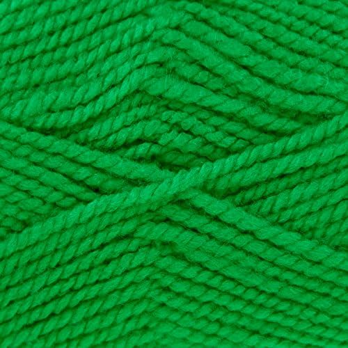 King Cole Big Value Chunky Knitting Yarn 100% Acrylic Wool 100g Ball (Green - 833)