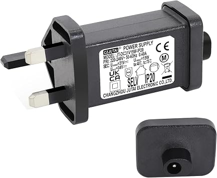 CubePlug 31V 15W String Lights Indoor-Outdoor Power Adapter for CZJUTAI JT-DC31V15W /12W /9W /7.2W /6W /4.5W /3.6W-IP20 Christmas Lighting Fully Compatible also to 32V and 29V Lights[V5T5]