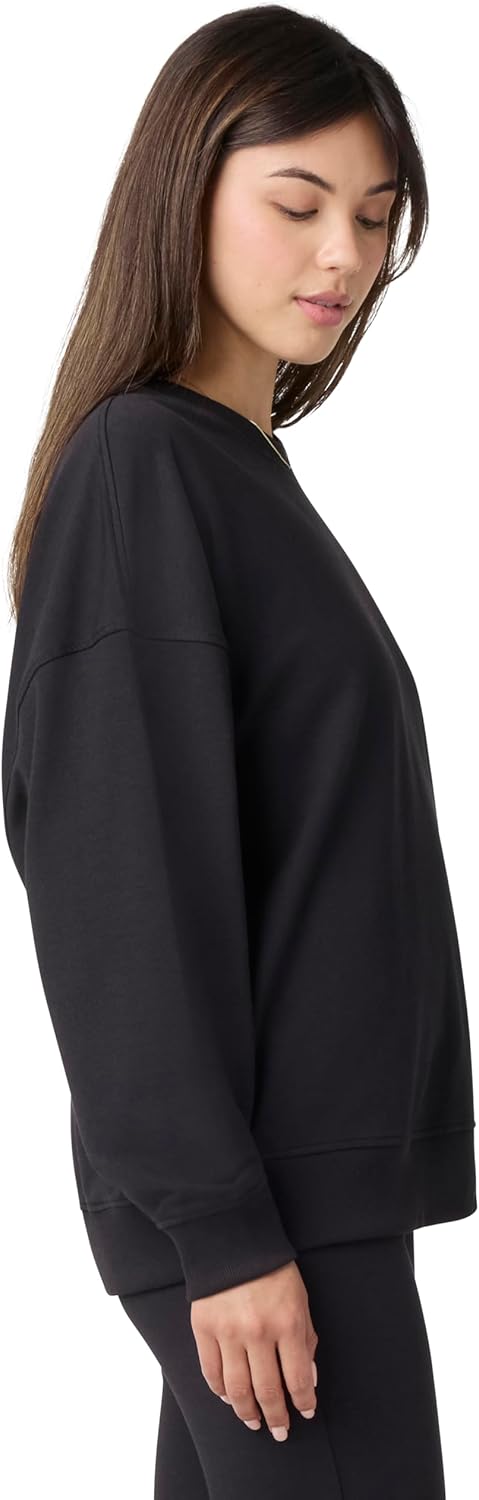 florence by mills womens Fbm Playbook Collection Sporty Terry Oversized Sweatshirt - Image 2