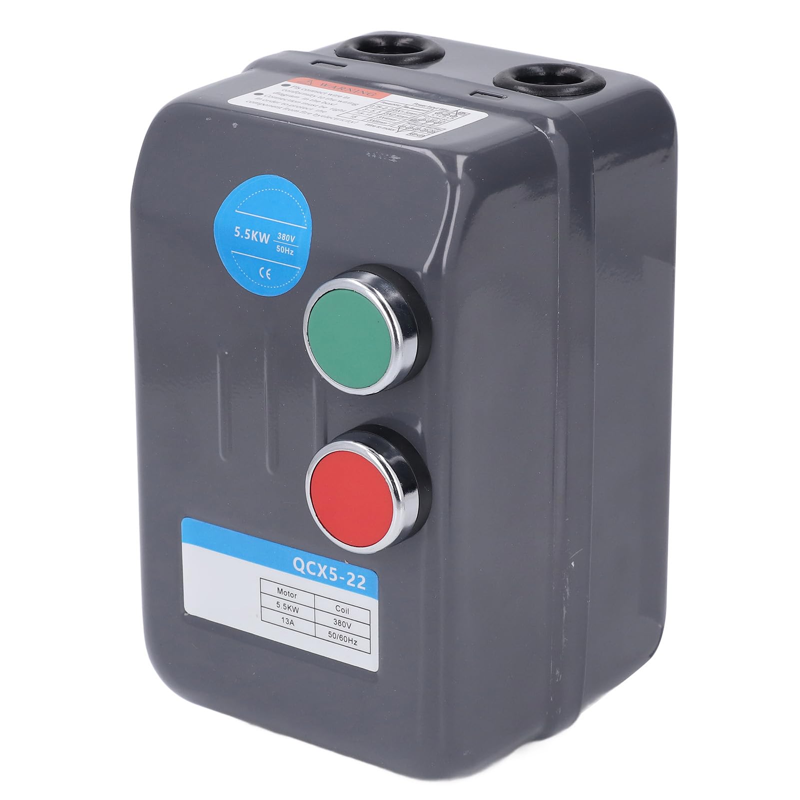 Interruptor magnético para motor eléctrico fiable, potencia 5,5 kW, amplia aplicación para situaciones de control del arranque del motor. Material de hierro