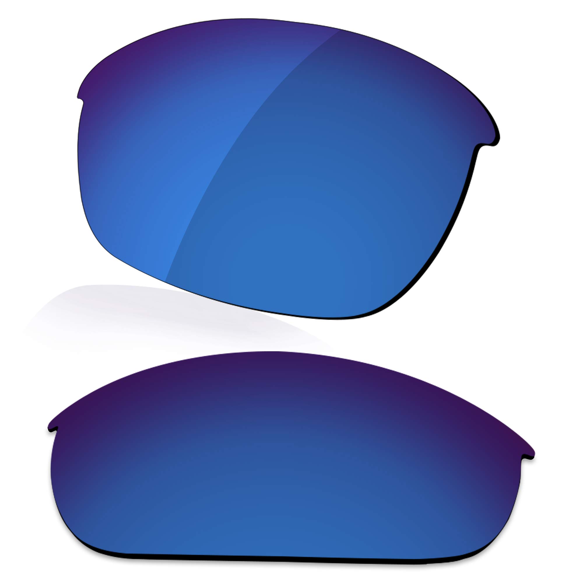 Lenzreborn Men's Navy Blue - Polarized Mirrored Polarized Lens Replacet For Oakley Half Jacket 2.0 Oo9144 Sunglass