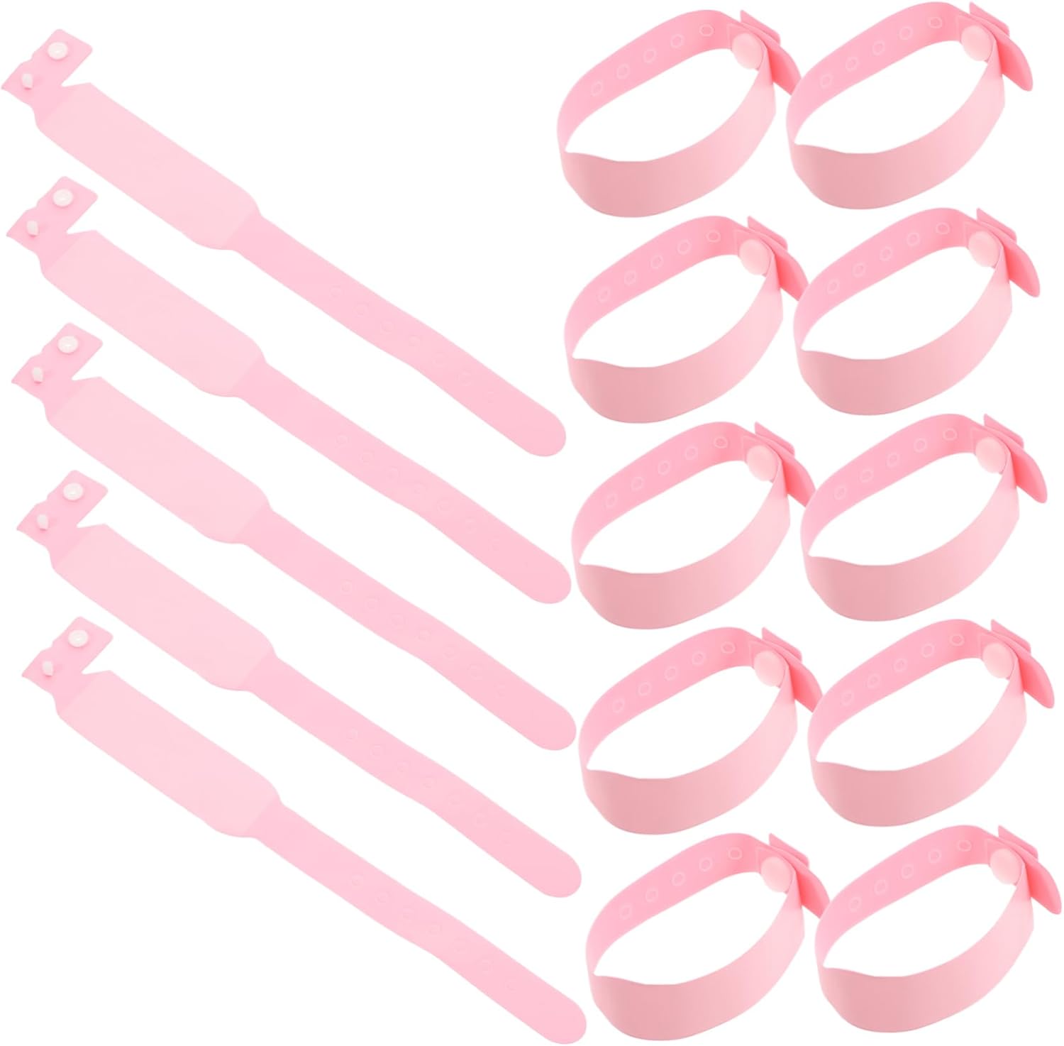 100pcs Disposable PVC Wristbands for Newborns Hospital Identification Bands Soft Comfortable Medical Bracelets Secure Design for Accurate Patient Care