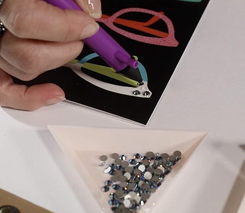 Miniatura 8 de The Beadsmith CrystalFX Collection Combo-1 herramienta de artista de recogida, 8 jeringas de pegamento para viscosidad gruesa y media, herramienta