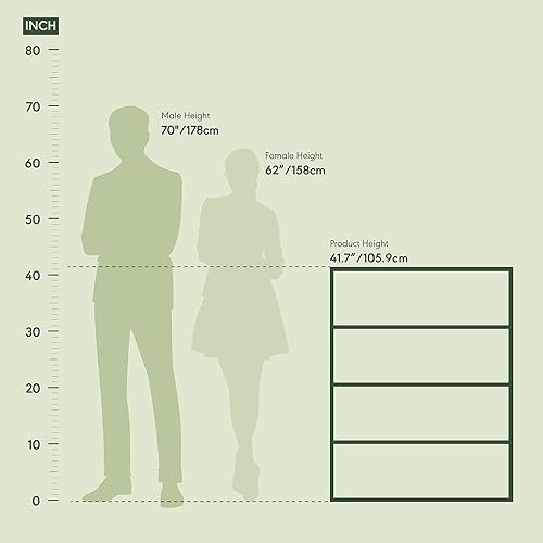 Miniatura 3 de Furinno PASIR Book Shelf, 4-Tier Bookshelf, Bookcase with Open Shelf, 9.4 x 23.6 x 41.7, for Living Room, Bedroom, Home Office, Columbia Walnut Nuez