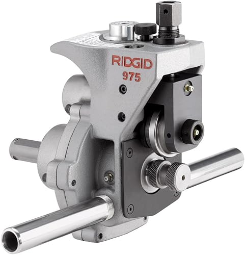 Miniatura 2 de RIDGID 25638 975 Combo de molinillo de rodillos, se monta a RIDGID 300 Power Drive, pequeña y 31105 modelo 824 llave de tubo recto de aluminio,