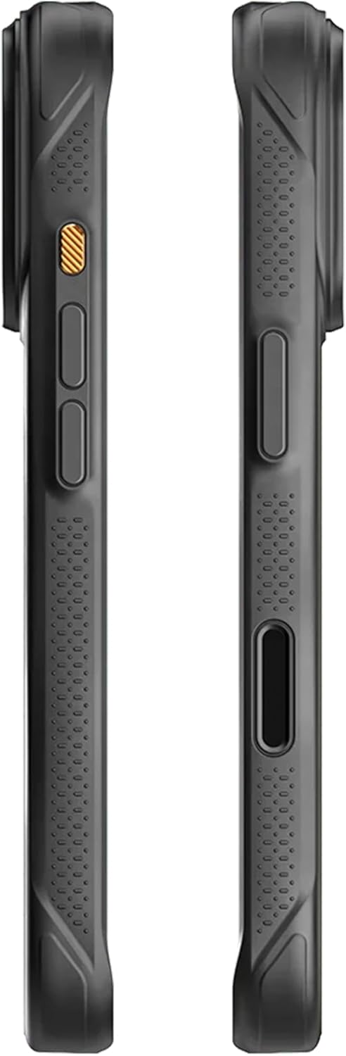 REBEL Case for iPhone 17 Pro [GEN7 Aramid Fiber] Strong MagSafe Compatible, Grippy Sides, Shockproof Corners, Metal Lens + Buttons, Upgraded Protective Design, 6.3 Inch Phone 2025 (Black)