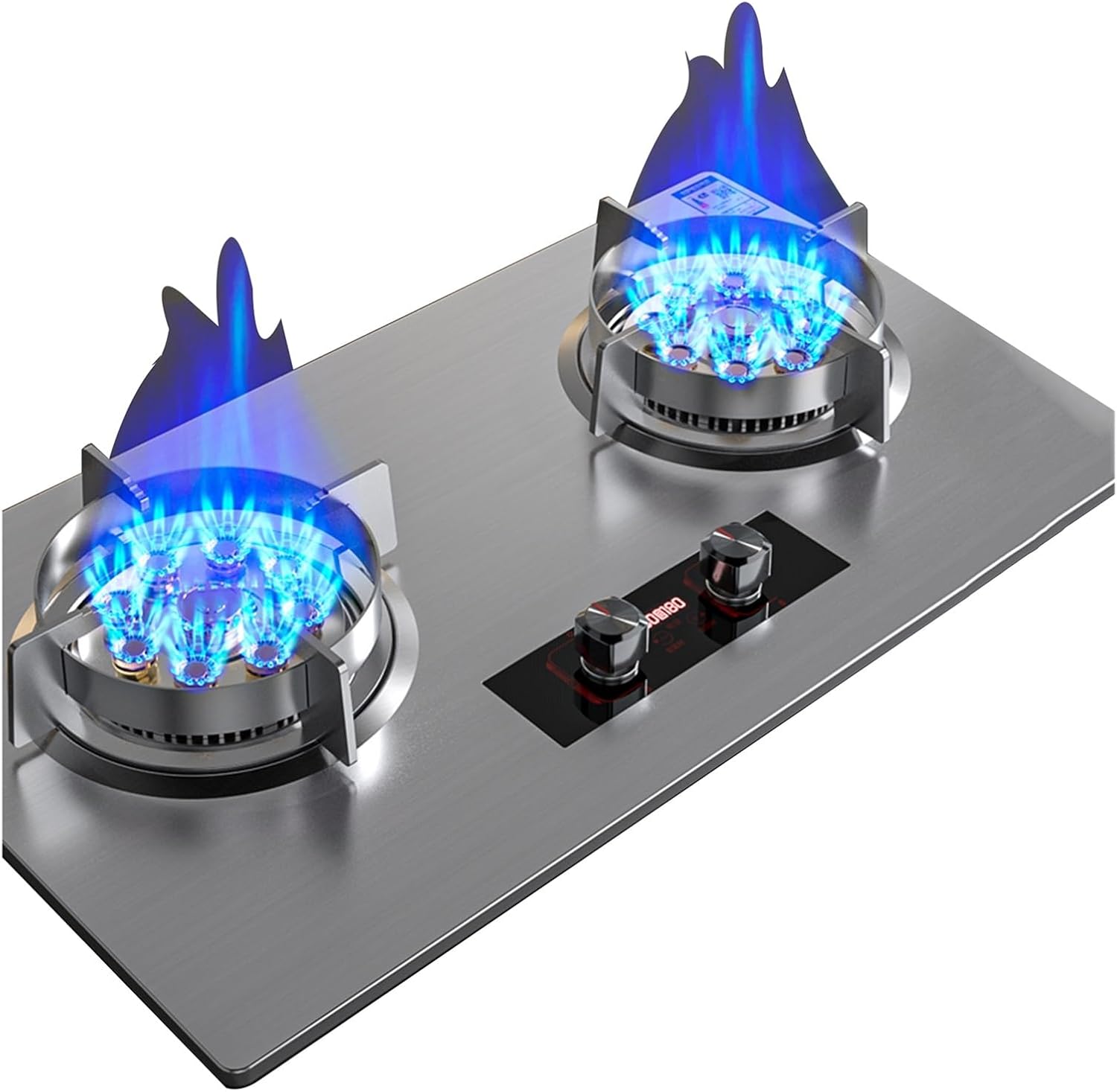 Estufa de Gas 2 Puestos 75 cm Acero Inoxidable Multigas