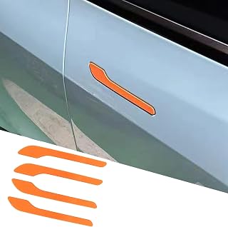 Door Handle Cover for Tesla Model Y/3 (Orange)