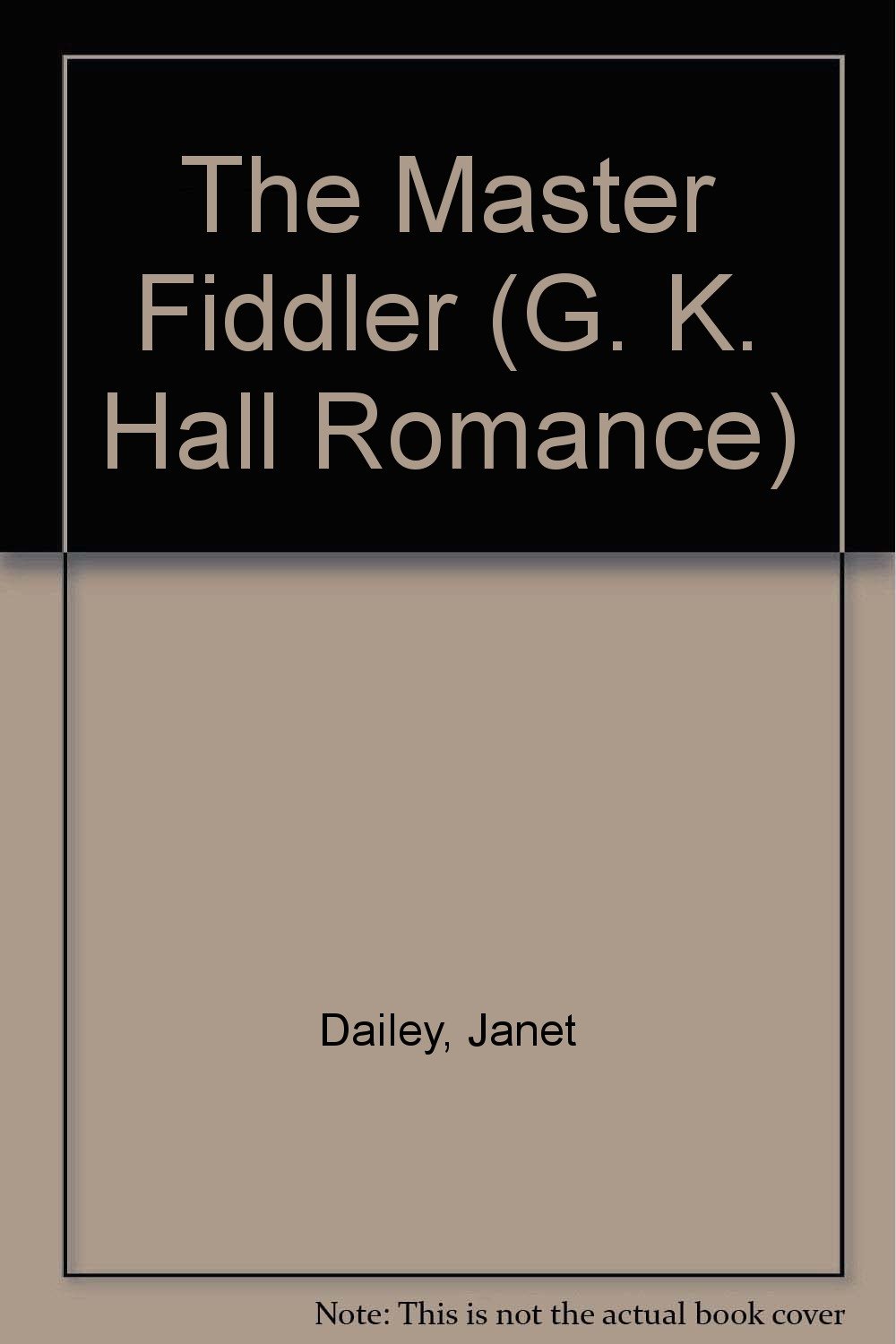 Amazon.com: The Master Fiddler (G K Hall Large Print Book Series ...