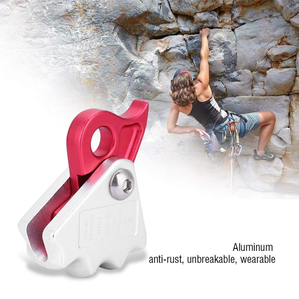 MAGT Descensor de Escalada 15KN Frenado Automático para Cuerda 9-12mm Rappel