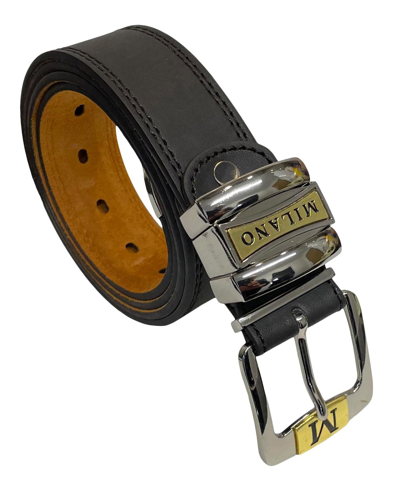 SoBo LEATHER Men's Jeans Belt, Belts for Men, 1.5" Wide, 28" - 48" Waist (Brown, XL)