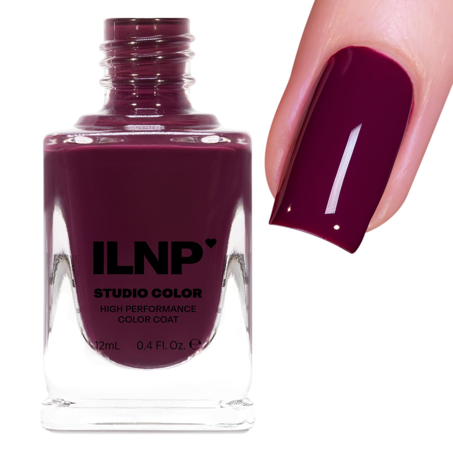 ILNP Currant - Blackened Currant Purple Studio Color Nail Polish