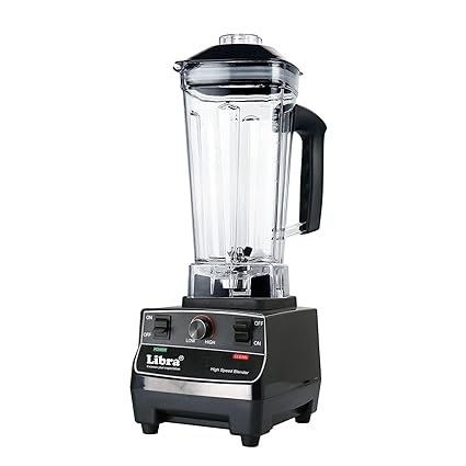 Libra Commercial Mixer Grinder, 2000-watt, Heavy Duty Mixer Grinder With 2 Liters unbreakable jar for Ice Crushing | Dry ,Wet Grinder for Restaurants, Catering, Hotel, Food Industry and Heavy Grinder Machine for Home