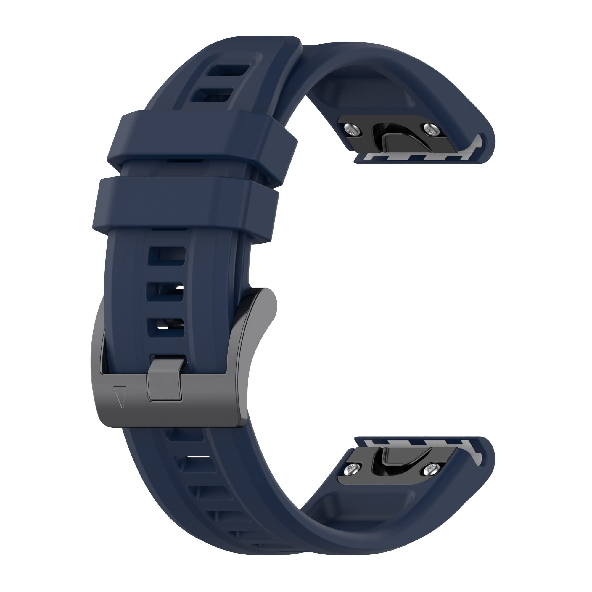 Bracelet de rechange en silicone souple pour Garmin Fenix 7S, 6S/5S, 7S Solar/Instinct 2S (bleu vert)