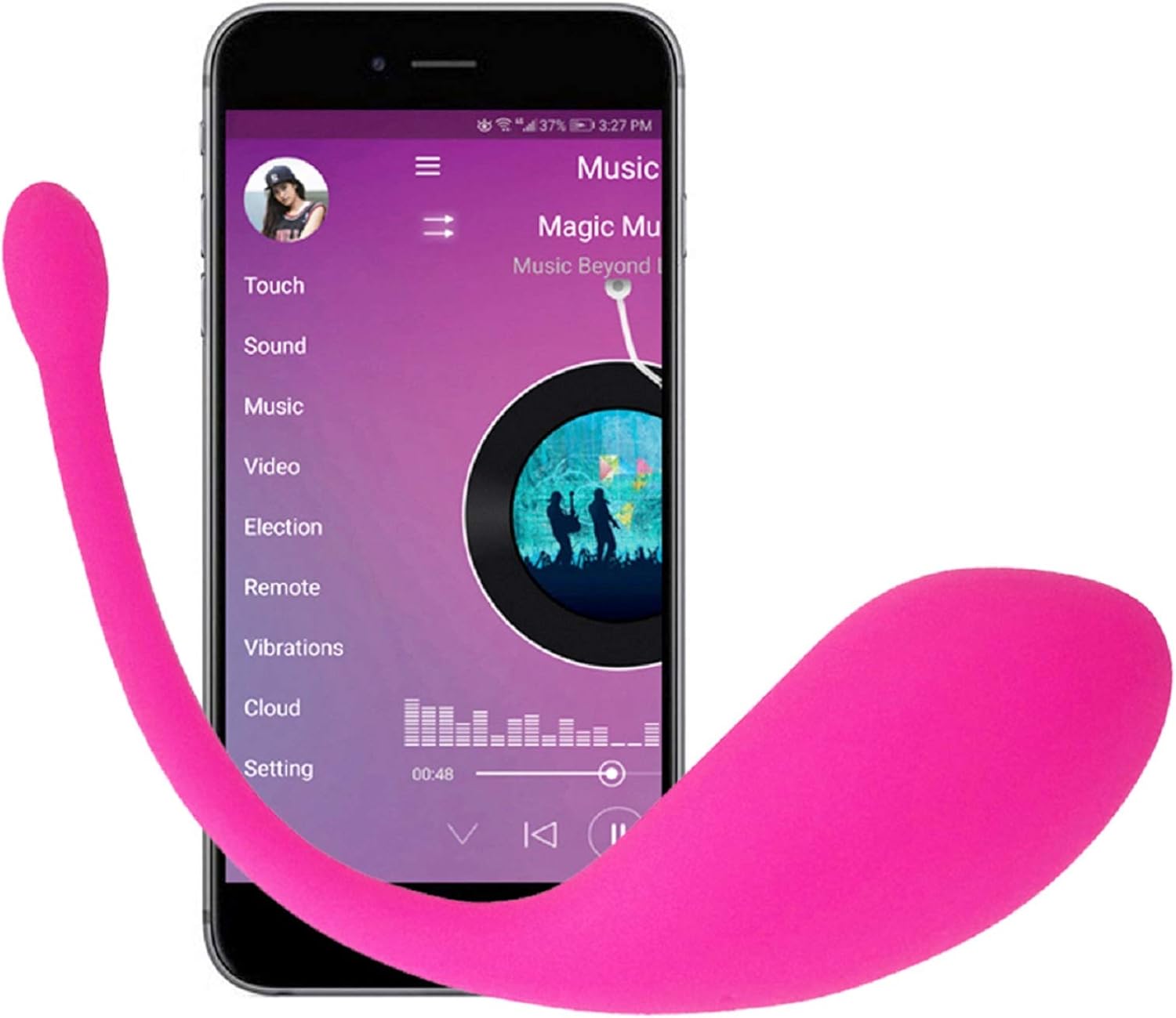 Vibrador esférico, Bluetooth remoto con sincronización de ...