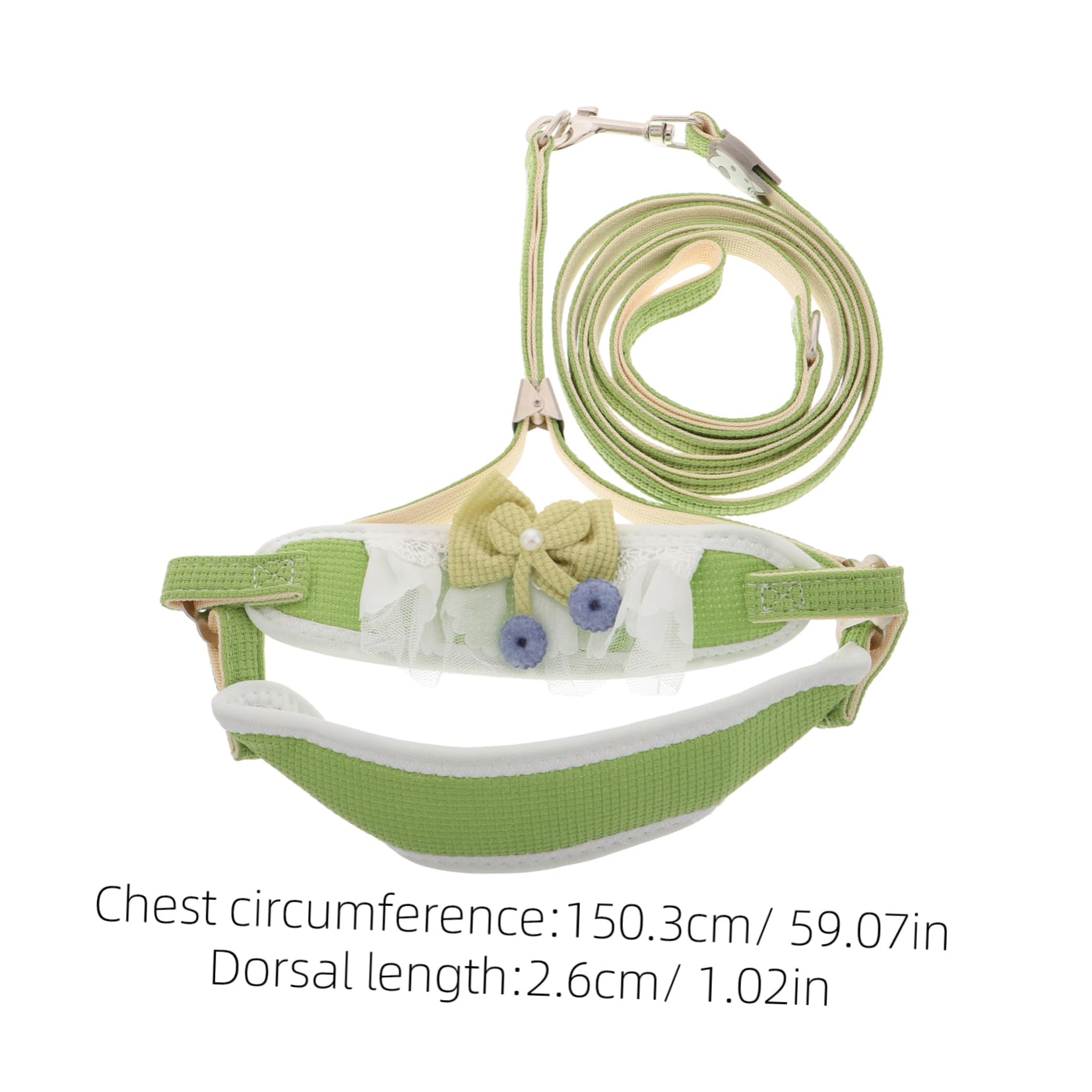 HEMOTON Portable Pet Harness and Leash for Dogs and Cats Breathable Design for Outdoor Walking and Training Lightweight and Durable for Everyday Use