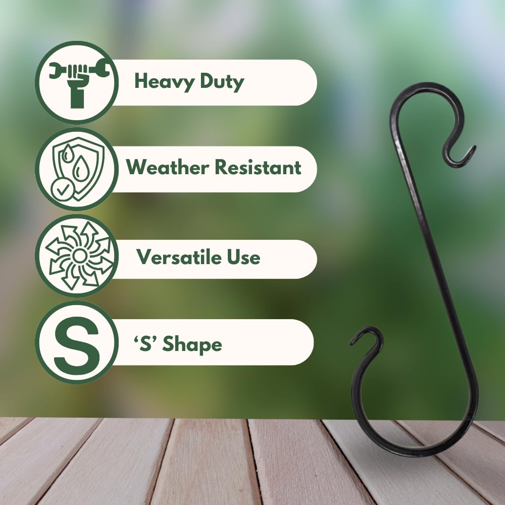 Garden Mile® Cesti da appendere da giardino decorativi per interni ed esterni, con catenella, per fioriere, in filo di iuta verde, rivestimento in cocco (cesto da appendere in corda da 30,5 cm