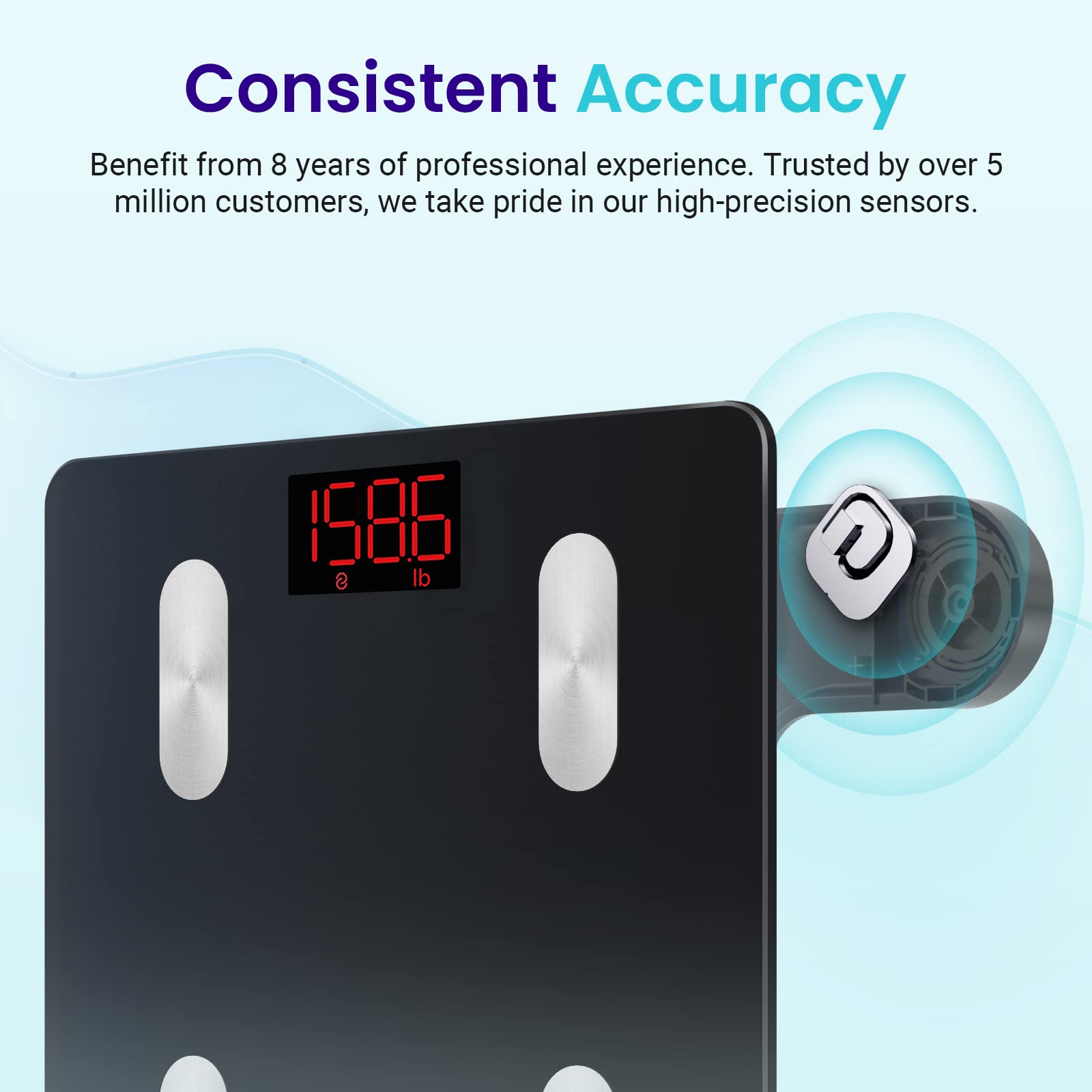 Etekcity Scales for Body Weight, Bathroom Digital Weight Scale for Body