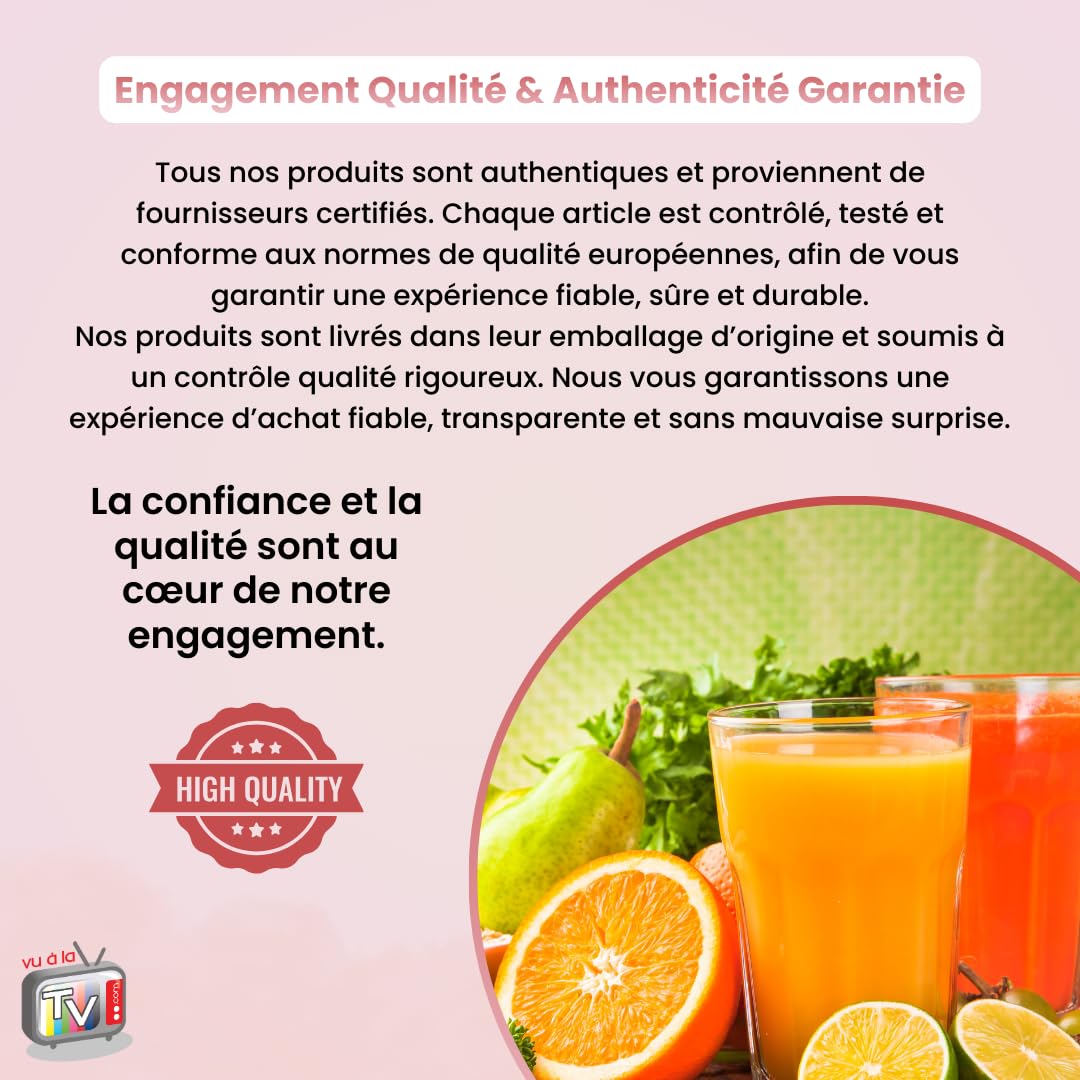 VENTEO - Extracteur de Jus Polyvalent | Blender Mixeur Performant pour Préparation Fruitière | Extraction pour Usage Domestique | Solution Dédiée aux Jus Frais et Préparations Nutritionnelles.