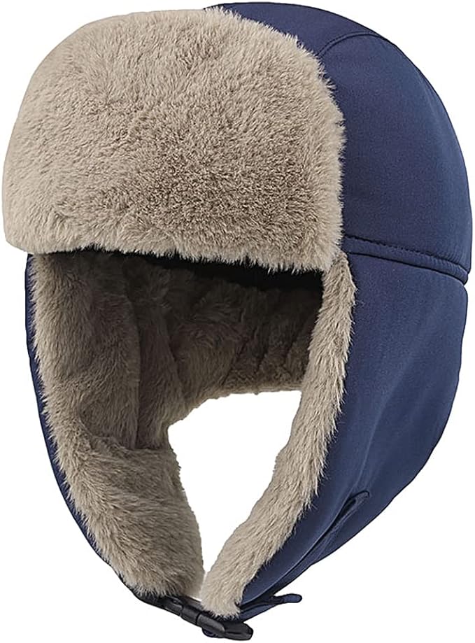 Sleeping forest Wintermütze mit Ohrenklappen Ushanka für Jungen ...