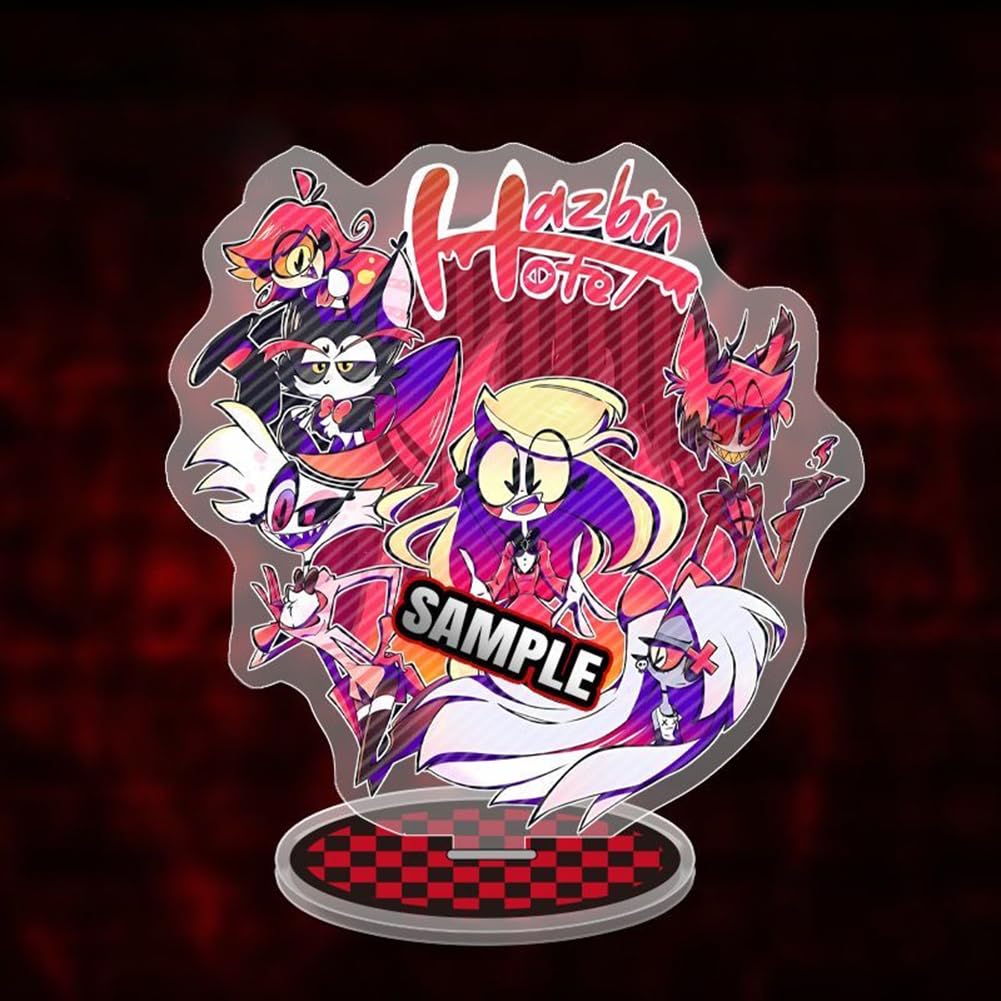 Zhongkaihua Hazbin Hotel Charlie Morningstar Lucifer Morningstar Acrylic Stand Figure 15CM Home Display Desktop Standing Plaque Ornament
